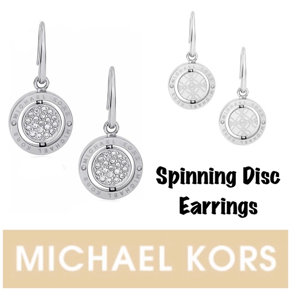 michael kors disc earrings